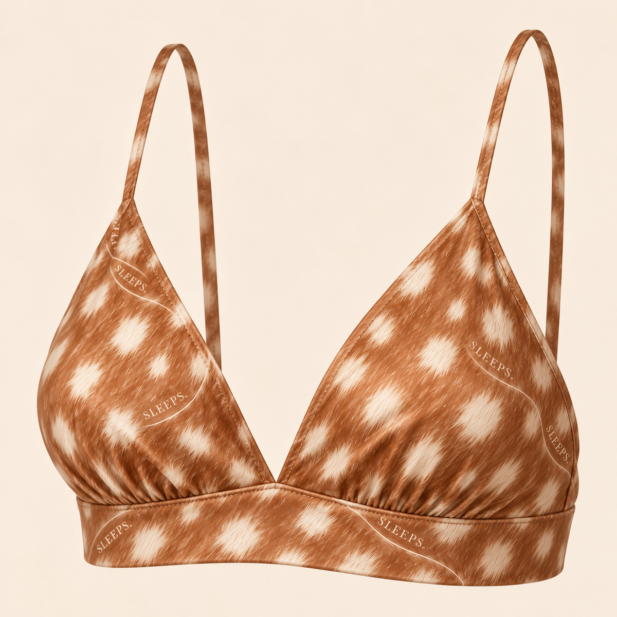 Dappled Silk Bra Top