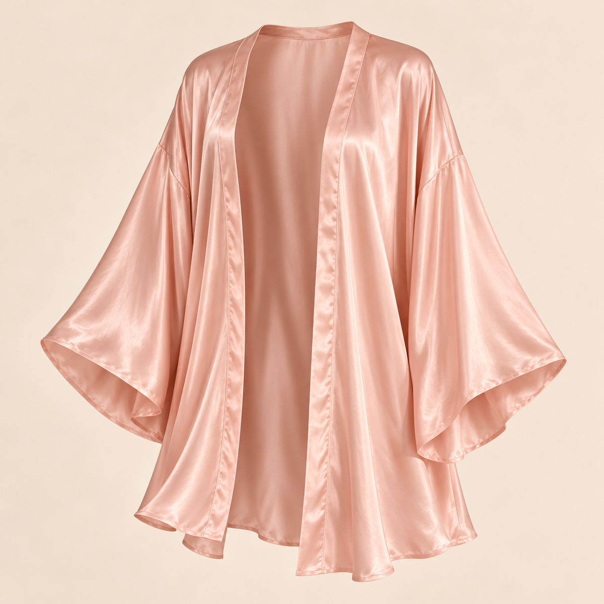 Bambi Pink Dappled Silk Robe