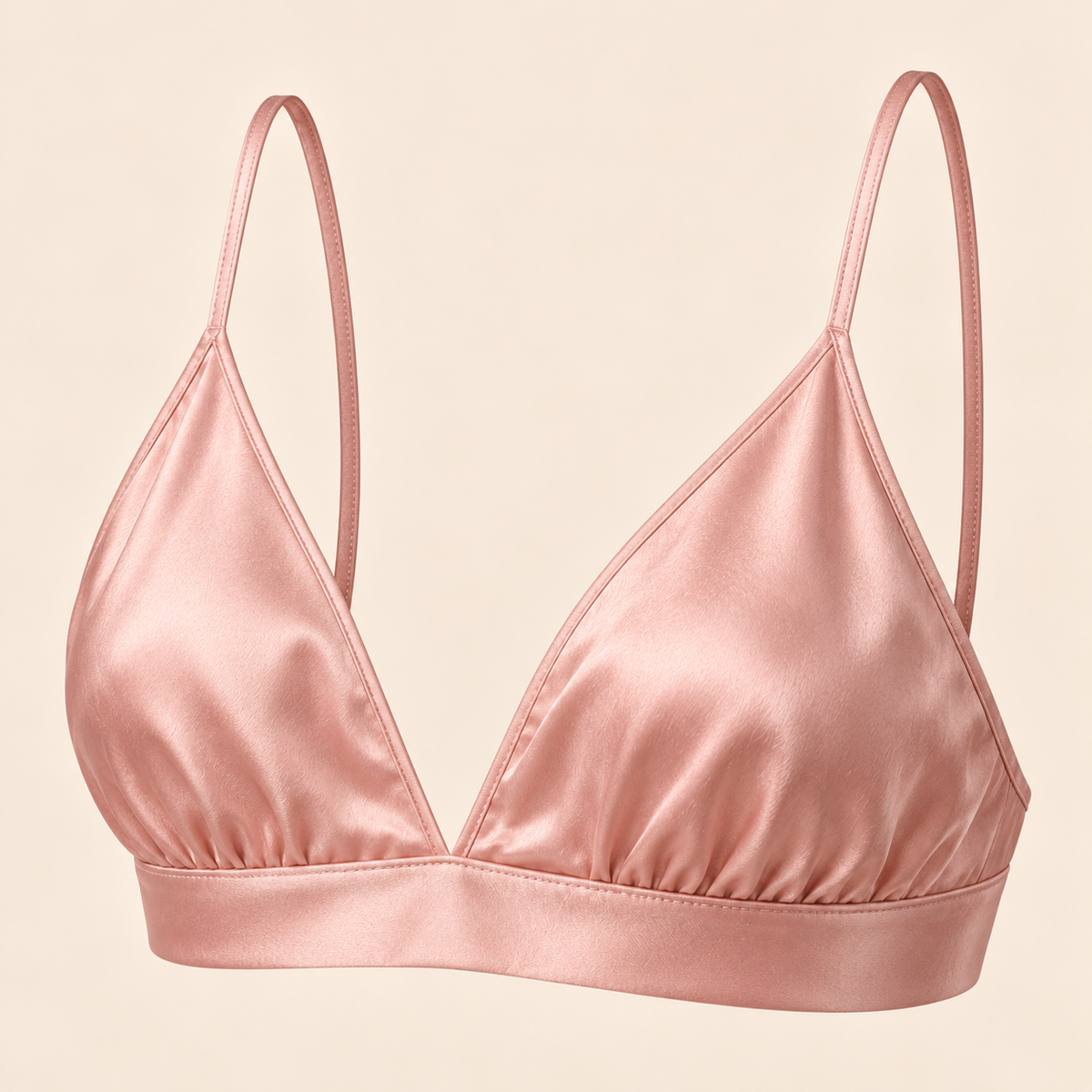 Bambi Pink Dappled Silk Bra Top