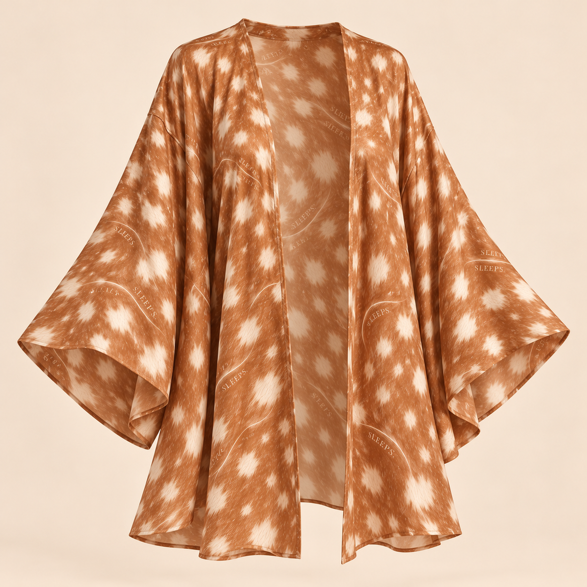 Dappled Silk Robe