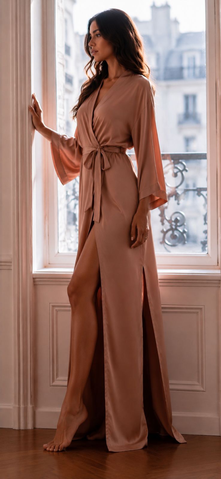 Rose gold Robe At First Light