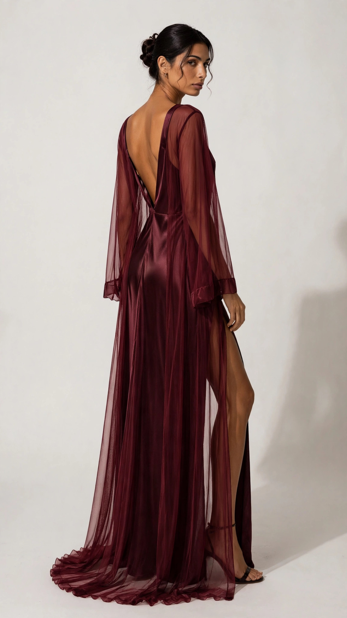 Ruby Odette Set — robe back photograph