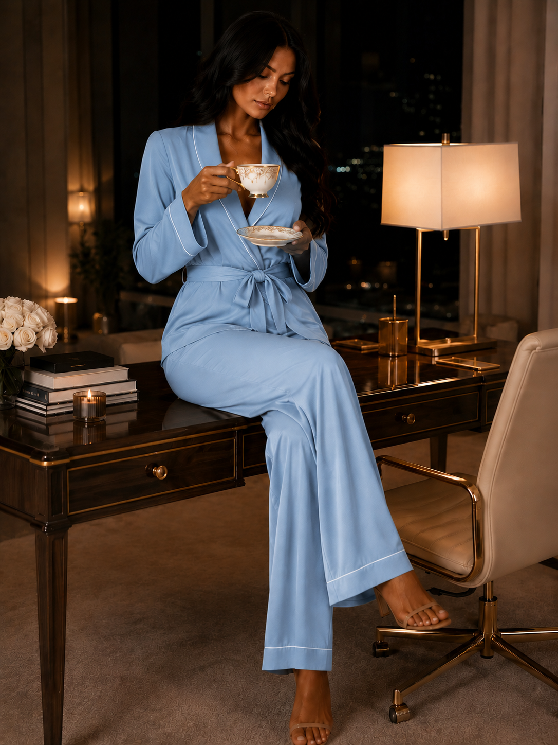 Soft Blue Rich Bliss